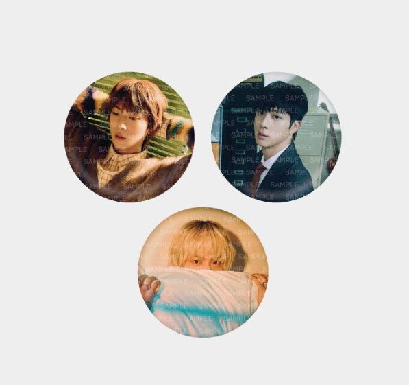 BTS JIN HAPPY POP UP OFFICIAL MD CAN BADGE | eBay
