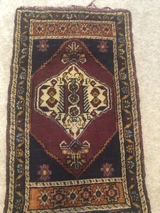 Turkish Red Rug,Anatolian Rug ,Bohemian,Vintage rug, Oushak Area Rug  23 X  40