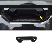Car Tailgate Door Handle Bowl Decor Cover For Toyota Tundra 22-2024 Bright Black