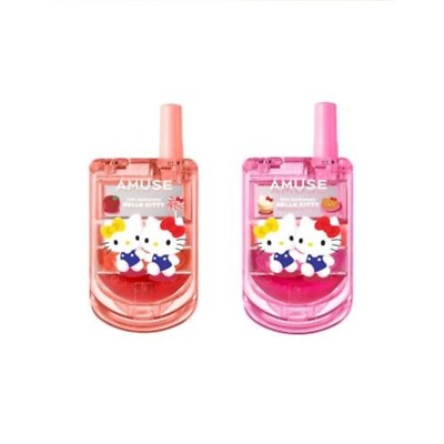 AMUSE Lip & Cheek Cell Phone 2g 2colors HELLO KITTY Edition K-Beauty