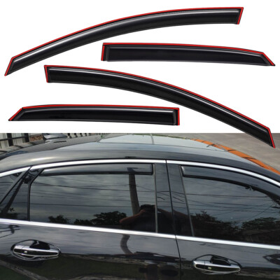 In-Channel Window Visors Sun Shade Rain Guards Fit for 2014-2020 Nissan