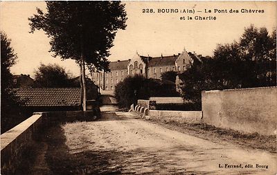 CPA BOURG Le Pont des Chevres et la Charite (382512)