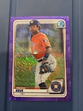 Freudis Nova 2020 Bowman Chrome Purple Shimmer Refractor /250 Houston Astros