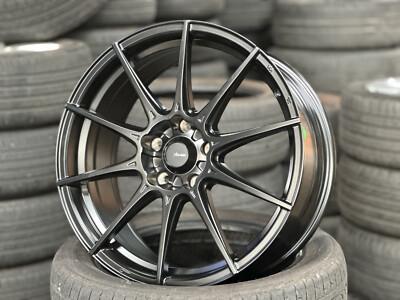 New 18x8 Advanti STORM S1 DST BLACK (4 Wheel) 5x114.3 Honda Toyota