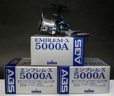 Rarität 3x Daiwa Emblem X5000A Gewicht 670g,...