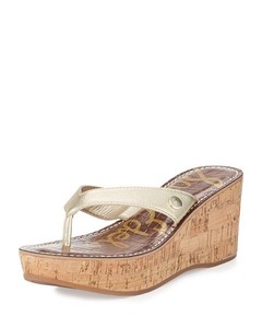 sam edelman romy wedge flip flops