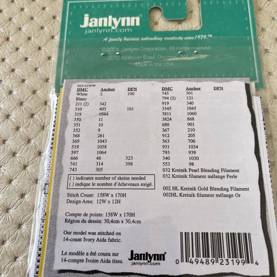 Janlynn Counted Cross Stitch “Just A Chart”Tails Of Duckport (7 cats) Sealed - Image 2 of 3