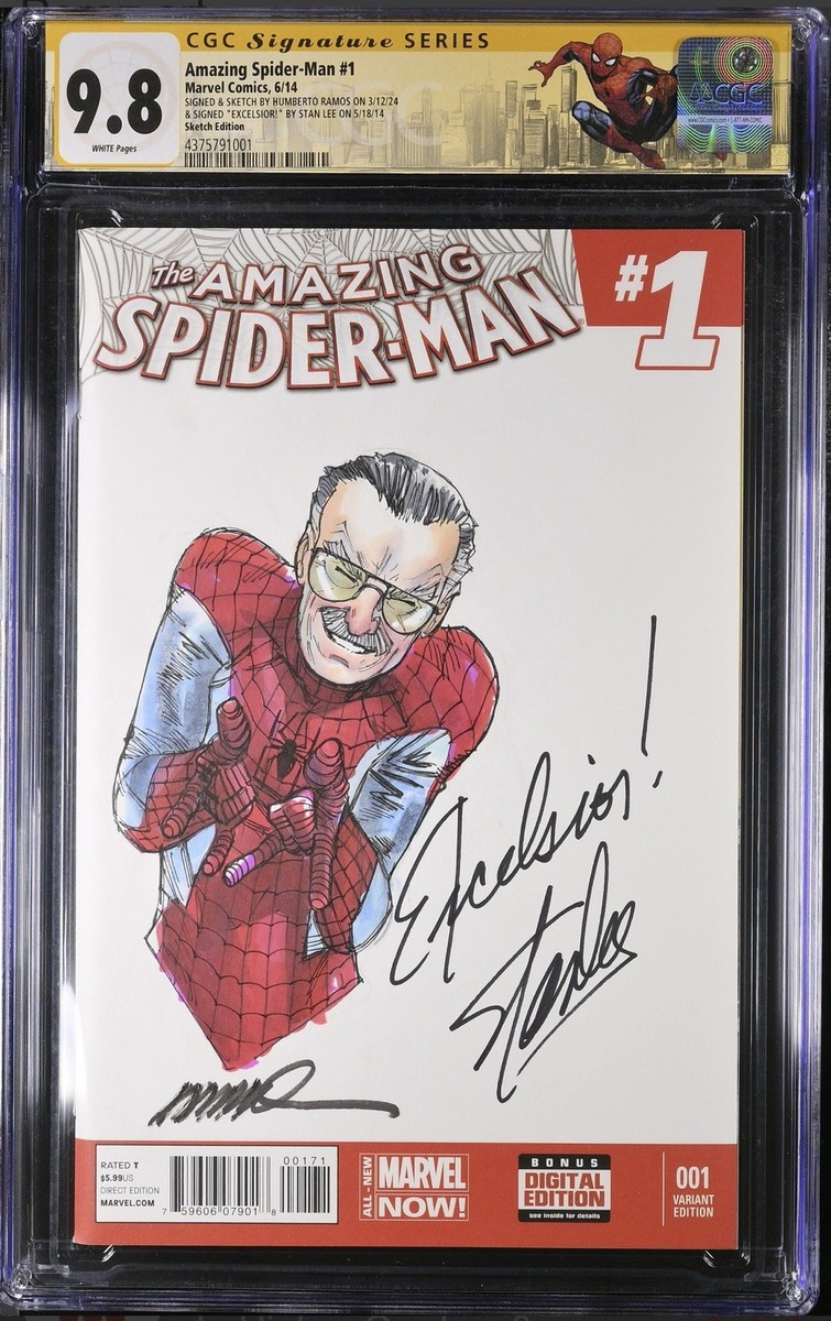 Amazing Spider-Man #1 CGC SS Stan Lee Signed Excelsior! Humberto