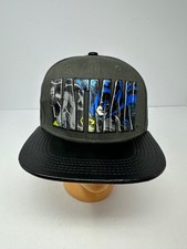 Batman Snapback Hat Cap Snapback Adjustable Black DC Comics L1
