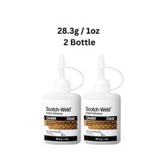 3M Scotch Weld Instant Adhesive CA40H Super Glue 2 Bottles 