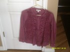 COLDWATER CREEK BLOUSE SIZE PS ROSE COLOR