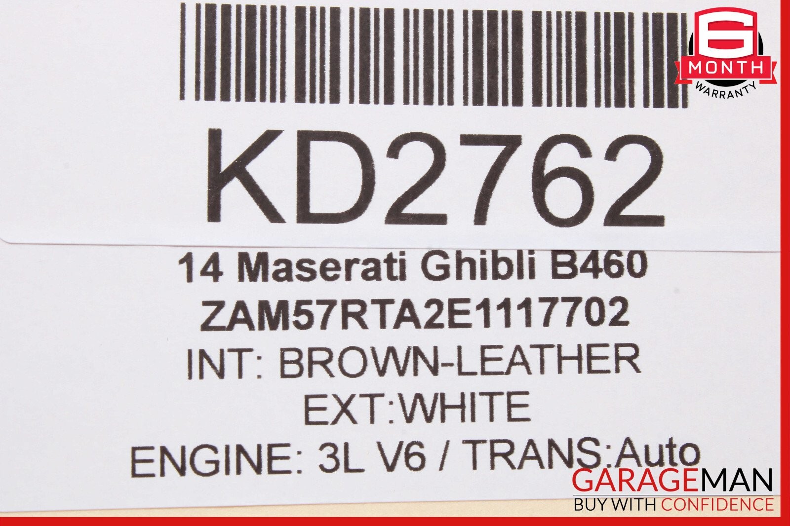 Maserati Ghibli 2014-2022 REAR+RIGHT Seat belt