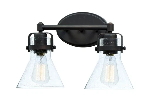 Maxim 26112 Seafarer 15" Seedy Glass Bathroom Light - Picture 1 of 13