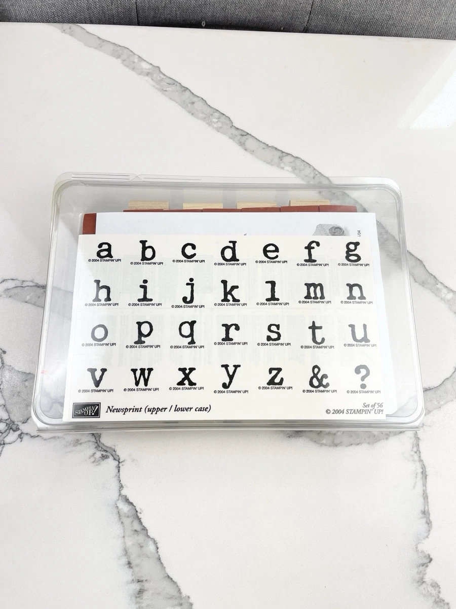 Stampin' Up! Numbers & Letters Craft Stamps for sale - eBay