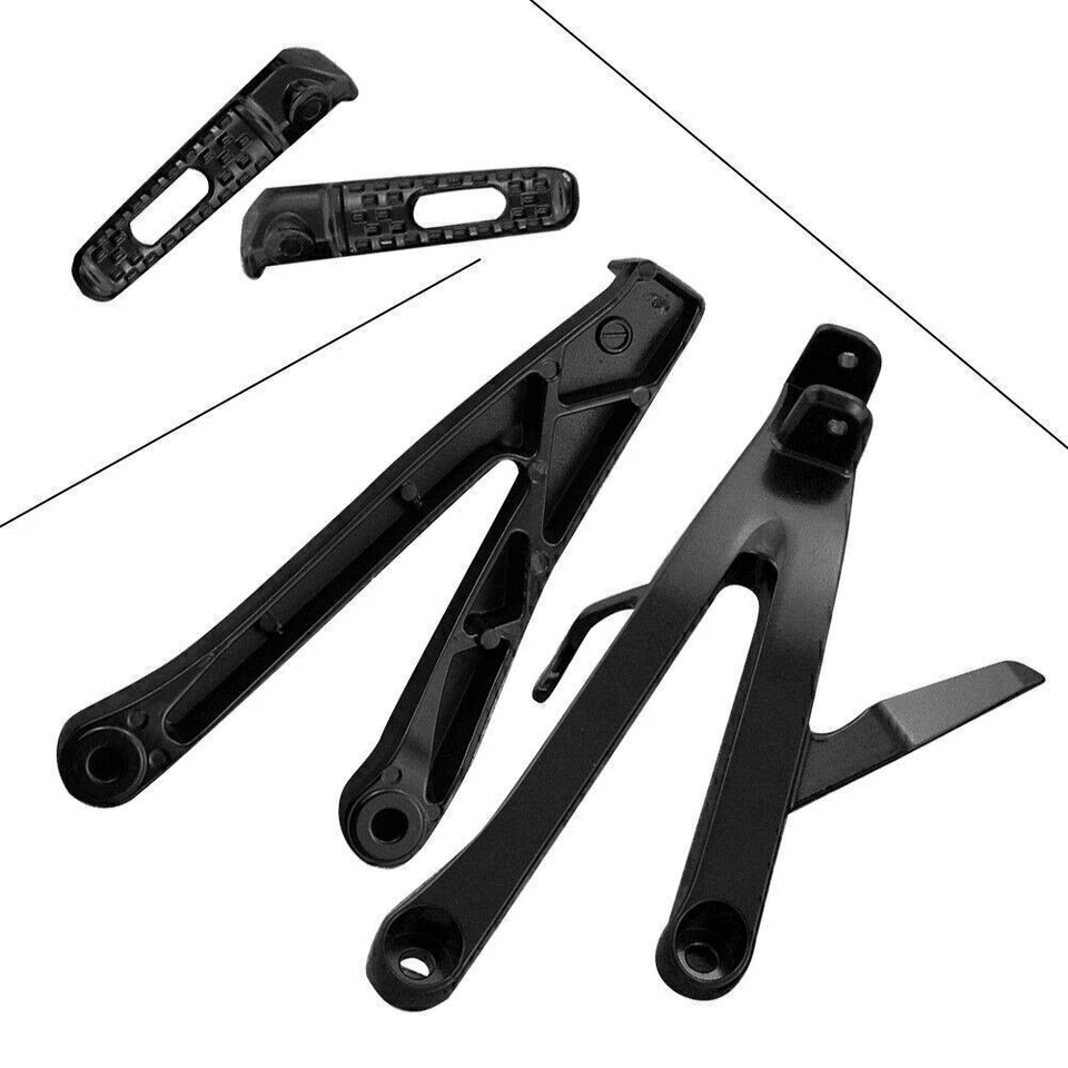 Clavijas de pie traseras de pasajero soportes de reposapiés para Honda CBR 600RR 2007-2023 negro Foto 2 de 4