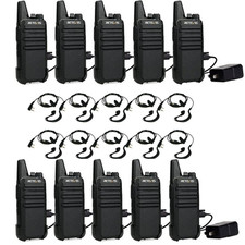 Retevis RT22 Long Range Walkie Talkies Two Way Radio VOX For School/Store 10Pack
