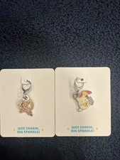 The Woobles NYC Pop Up Charm Milly Snake Pretzel And Nico Hotdog Stand Charm Set