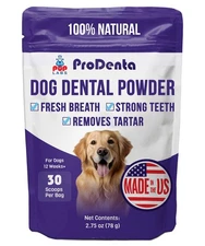 All-Natural Dog Dental Powder for Teeth Cleaning, Dental Powder for Dogs Teeth
