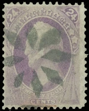 Scott #153, BOSTON MA "Diamond Radial" Fancy Cancel (sk/eno #GE-R 61) SCV $225+!