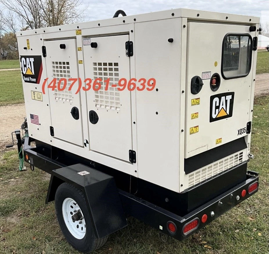CATERPILLAR XQ35 Trailer Mounted DieselGenerator LOW HOUR MACHINE!! BEST DEAL - Image 3 of 4