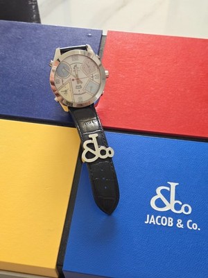 Jacob & Co Five Time Zone 47 mm | Stainless Steel | Box | Excellent Condition