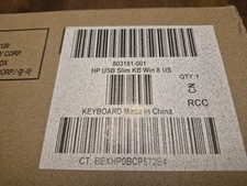 HP USB Slim Keyboard Windows 8 New In Open Box Never Used