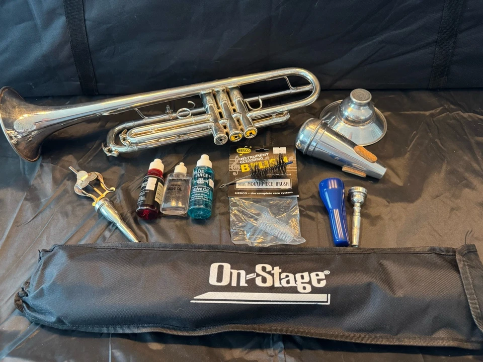 Trompete F. Besson International Series EUA Bb - Imagem 2 de 4