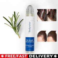 Natural Hair Growth Oil, Be Bodywise Hair Growth Serum Rosemary 25ml Roll On US