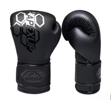 APEXUP Boxing Gloves for Men Women, Integrated Thickened Padding, B... 12 oz