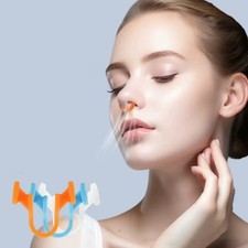 2Pcs Silicone Anti Snore Nose Clip Nasal Dilator Sleep Aid Breathing Device
