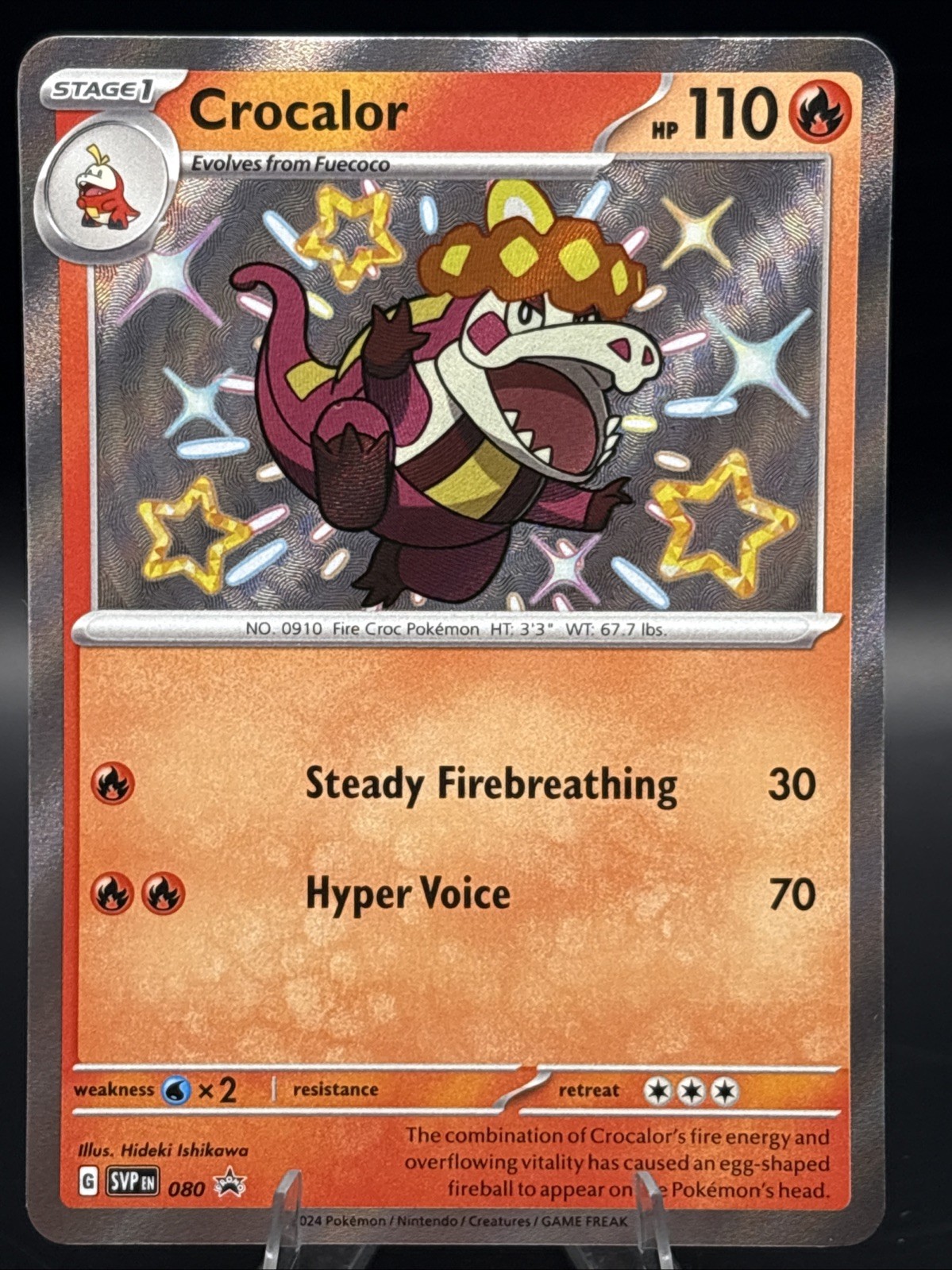 Pokemon TCG - Crocalor - 080 - Scarlet And Violet - Black Star Promo