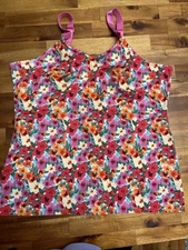 Women’s Ruby Ribbon Cami Floral Bra Size 38