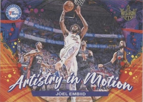 2018-19 COURT KINGS JOEL EMBIID PORTRAITS SAPPHIRE BLUE CARD 11/25 