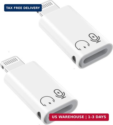 2Pack Lightning Male to USB C Female Charging Adapter,[MFi Certified] Type C Cha