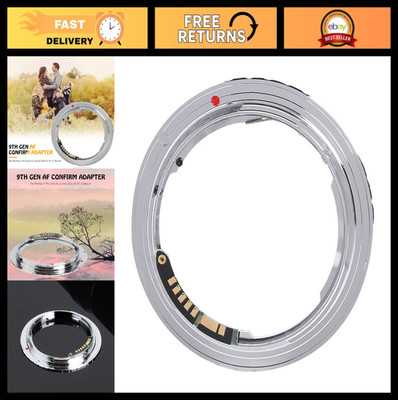 9th Gen AF Confirm Lens Adapter Ring for Pentax K to Canon EOS - Easy Focusing C