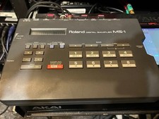 Roland Digital Sampler MS-1 Compact 16bit Black Working Pro Audio Equipment Gear