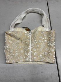 VINTAGE BEAUTIFUL CORSET WITH BEAUTIFUL PATTERN AND HALTER NECK STRAP FLORAL