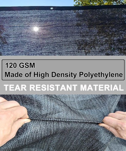 Durable 12x24 ft UV-Proof Shade Cloth for Gardens - Easy Installation Grommets - Picture 5 of 10