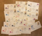 A006 - Lot of 18 Envelopes with Special Cancellation 1962 - Centenary Italian Post