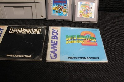 Super Mario Land 1 und 2 Original GameBoy Spiel mit Anleitung guter  Zustand