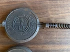 GRISWOLD No. 7 CAST IRON WAFFLE IRON, NO BASE