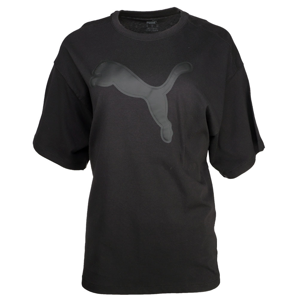 Женская футболка с круглым вырезом и коротким рукавом Puma Her, черные повседневные топы 68475501