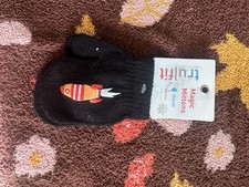 Tru Fit Kids Black Rocket Mittens