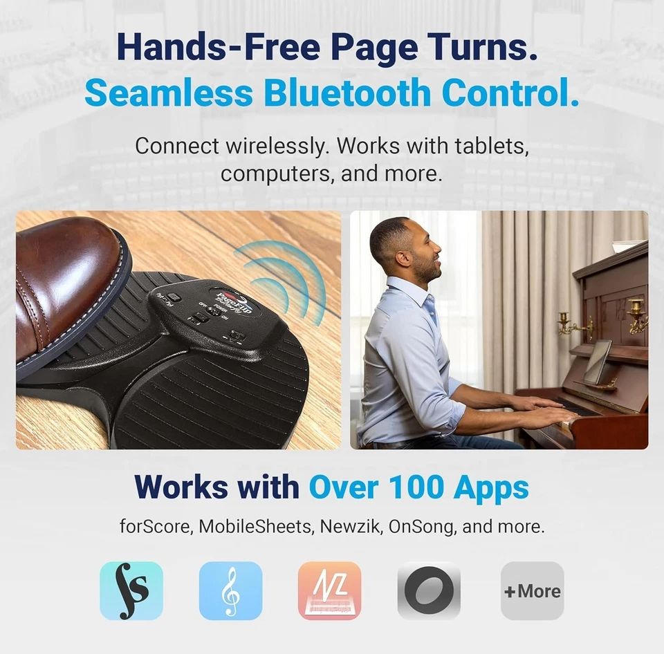 Bluetooth Page Turner Pedal for Musicians - Image 4 of 4