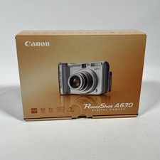 Canon PowerShot A630 8.0MP Digital Camera 8MP 4x Optical Zoom Silver
