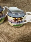 Luster Ware Creamer And Sugar  Hand Painted From Japan — photo 2