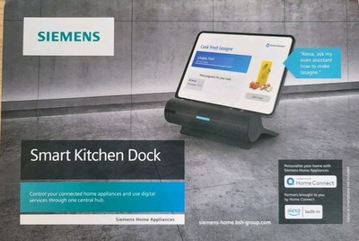 Siemens Smart Kitchen Dock XSDS10 Schaltzentrale für smarte Küchengeräte schwarz
