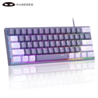 MageGee TS91 60% Gaming Keyboard RGB Backlit 61 Key Waterproof USB Mechanical