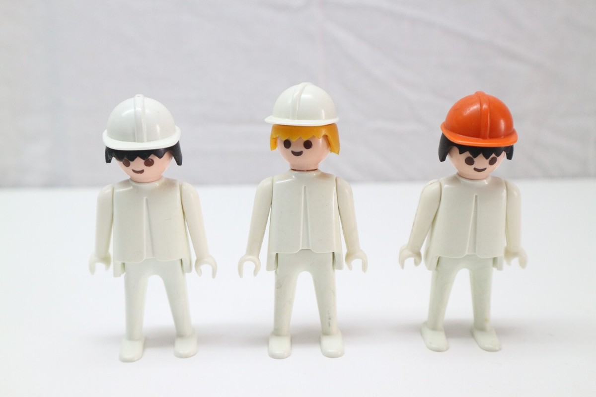 playmobil 1955 Edition フィギュアセット playmobil special white figures x3 GTI company construction
