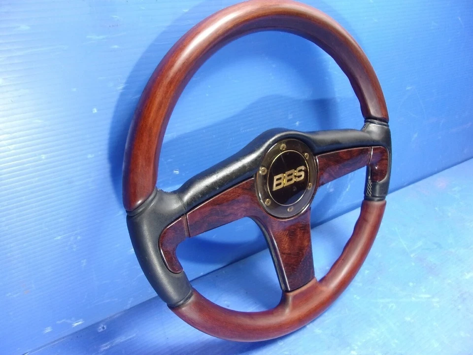 BBS Italvolanti Leder lenkrad Wood Leather Steering Wheel 365mm - Image 2 of 4